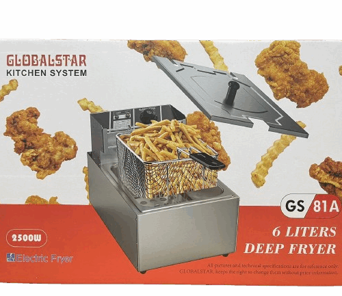 6 litres Globalstar single deep fryer
