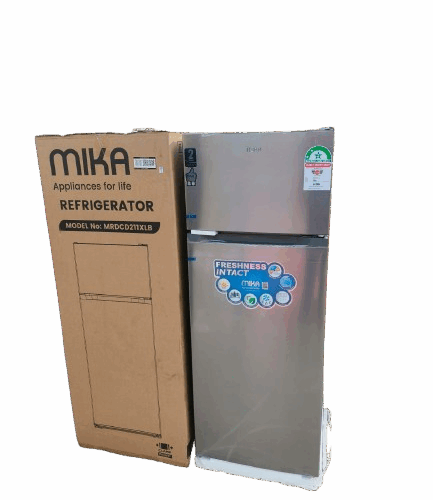Mika 211 Litres Double Door Refrigerator